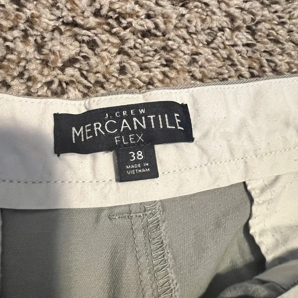 J. Crew Mercantile Flex‎ Shorts Gray Chino Casual Size 38